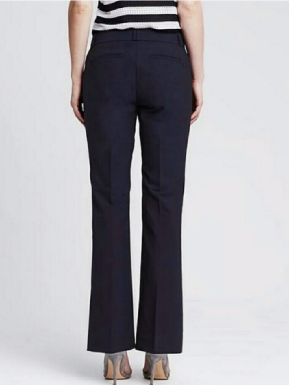 Banana Republic Navy Jackson Fit Trousers career size 6 long